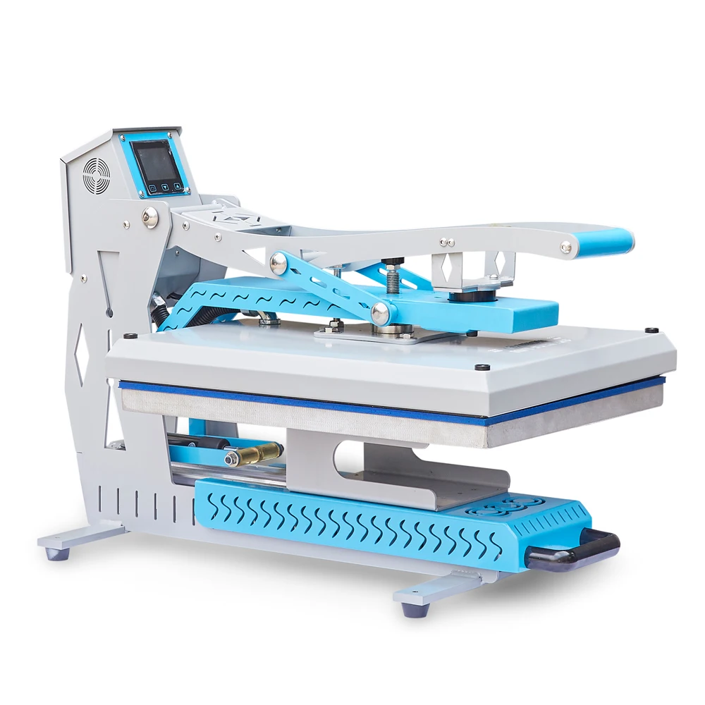 Cheap price portable magnetic 40x50 T-shirt clothe sticker label heat press heat transfer printing machine for small businesses