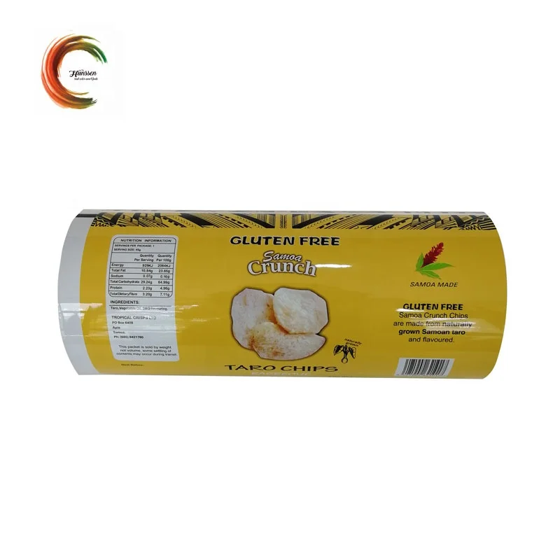 Snacks food packing metallized PET film for pototo chips