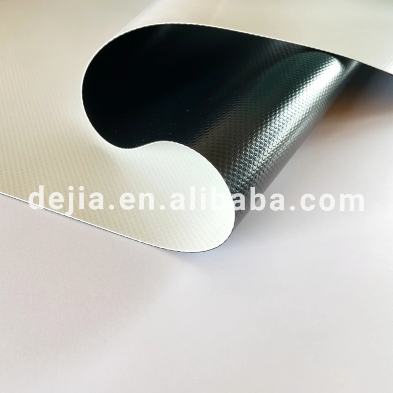 
Black and whit 1100g/m2 1000*1000D 15*16 double color for 100% polyester pvc coated fabric for tents 