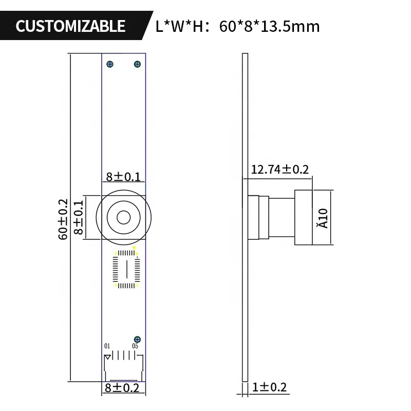 Wholesale 1MP HD 720P OV9712 Sensor Android Micro Mini UVC Camera Module For Intelligent All-in-One machine