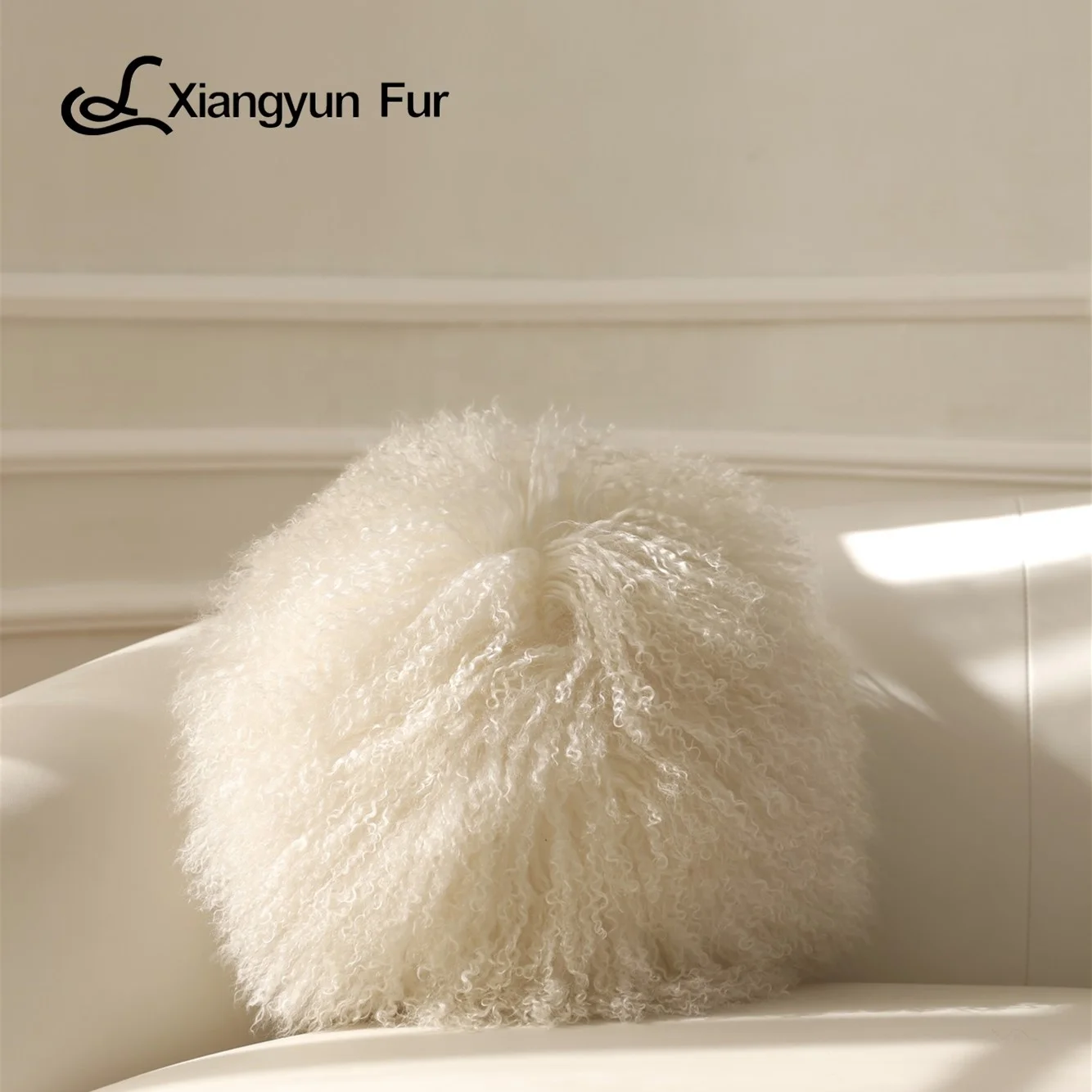 New Style Hot Sale Mongolian Lamb luxury decorative pillow case