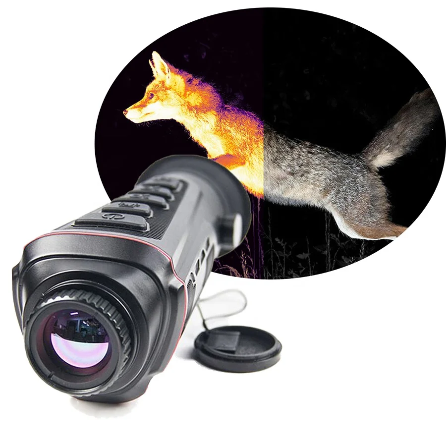 Hti A4 Thermal Fusion Low Light Night Vision Device Thermal Fusion Monocular with 384 x 288