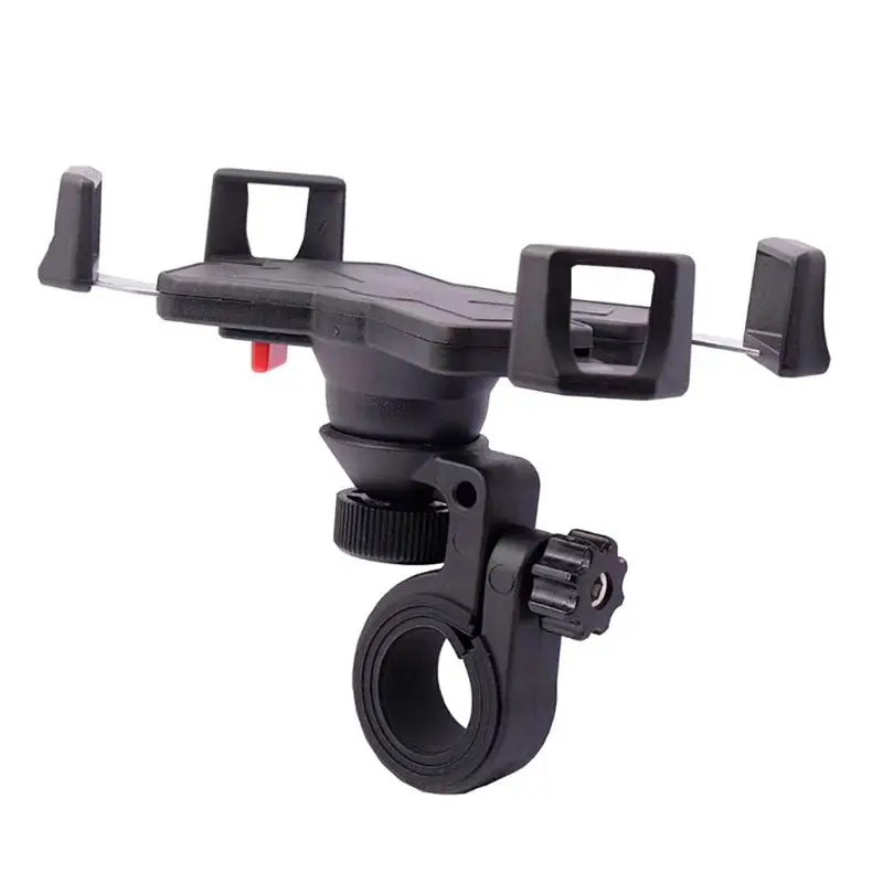 
360 Degree Rotating Motorcycle Universal Stainless Steel Smartphone Mount Support Bracket Bike Mobile Phone Holders 