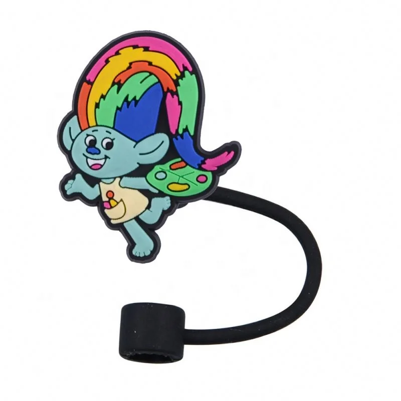 New arrival Straw Toppers 10mml Cup cartoon Series straw cover