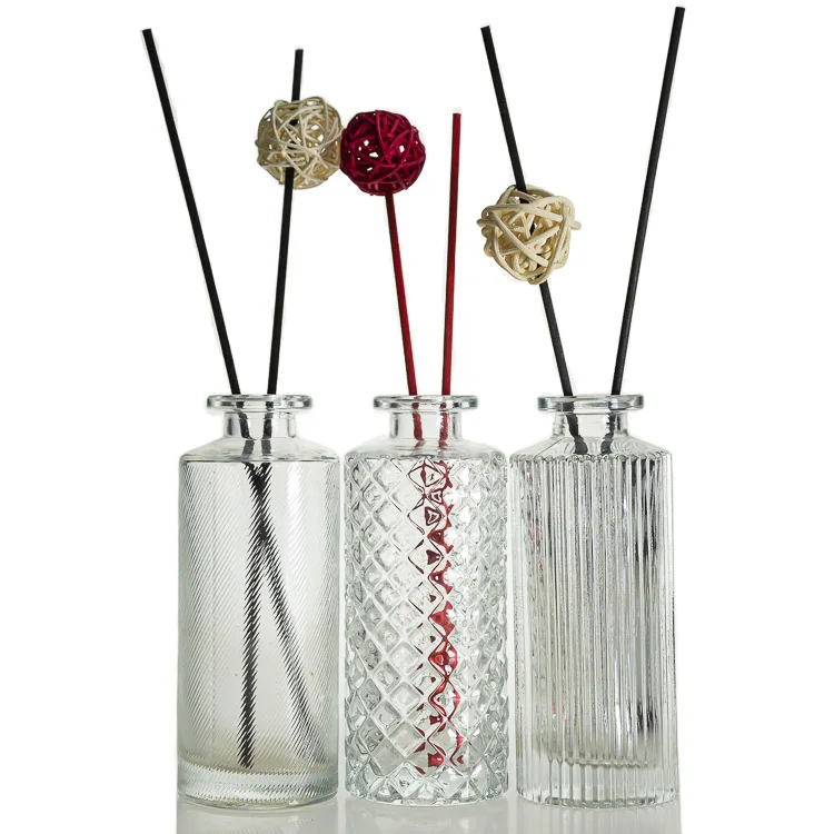 European design reed diffuser bottle 150ml glass vase for gift shop