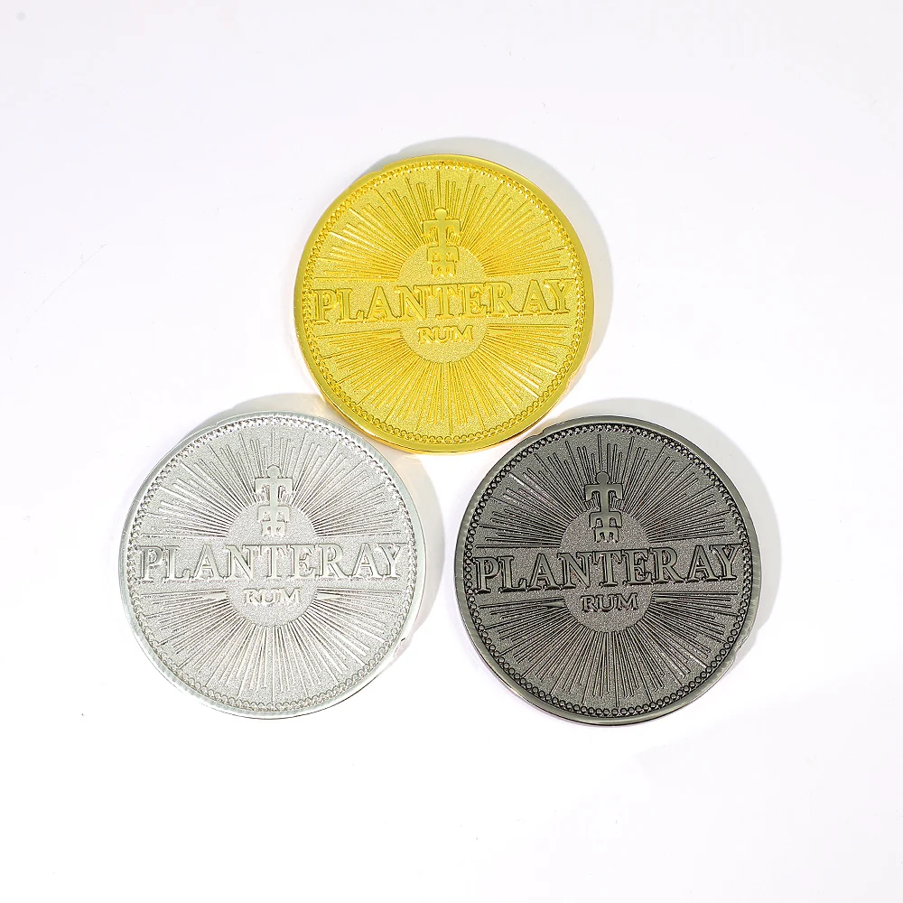 Заводская оптовая продажа металлическая монета из чистого серебряного золотого цвета Штамповка с 3D-логотипом сувенирная