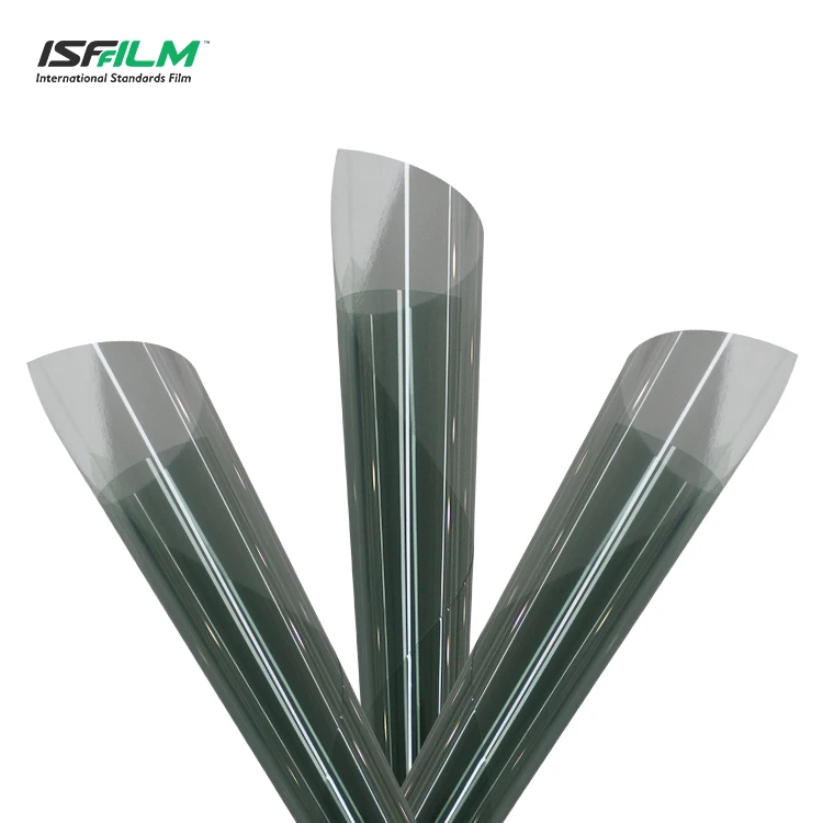 ISF 95% IRR Sun Heat Control Nano Ceramic Car Window Tint polarized UV blocking adhesive Protection Auto Tint Film for 15% 35% roll