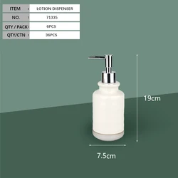 Hotel Ceramic Embossed Bathroom Toiletry Set 5 Pcs White Soap Dispenser Ceramic Bathroom Accessories Sets