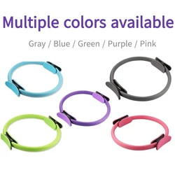 Ergonomically Shaedp Non-slip Handle Scales Yoga Circle Pilates Ring for Effective Upper