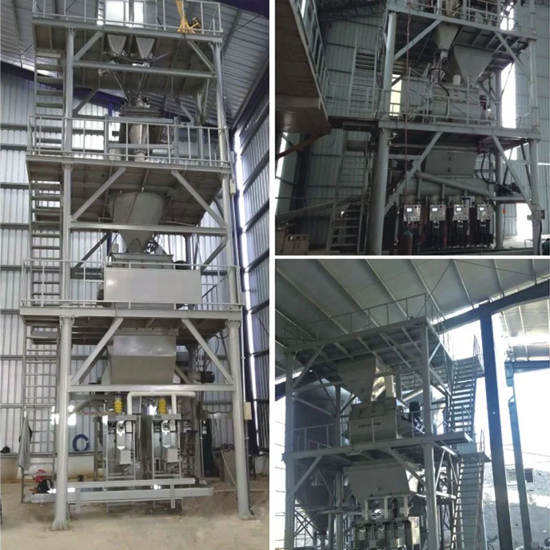 Tile bonding adhesive self-leveling mortar making machine cement glue/putty powder dry mix mortar mixer production line