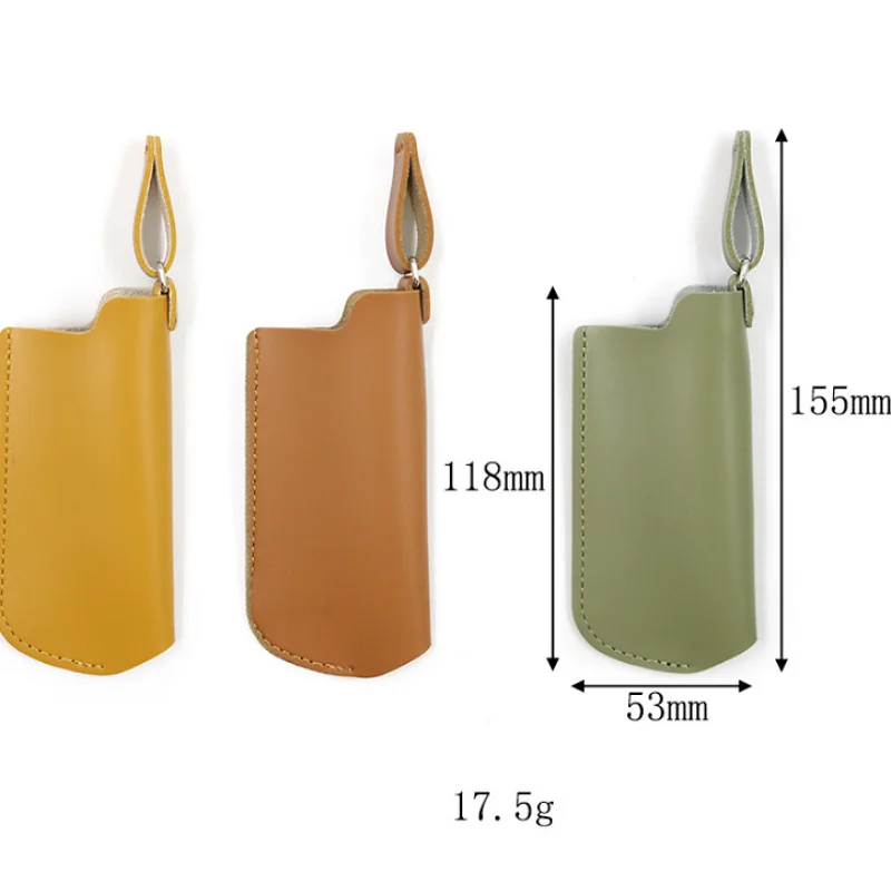 Outdoor Pu Leather Camping Flame Lighter Holder Case Portable Light Holster Light Cover Sleeve for picnic