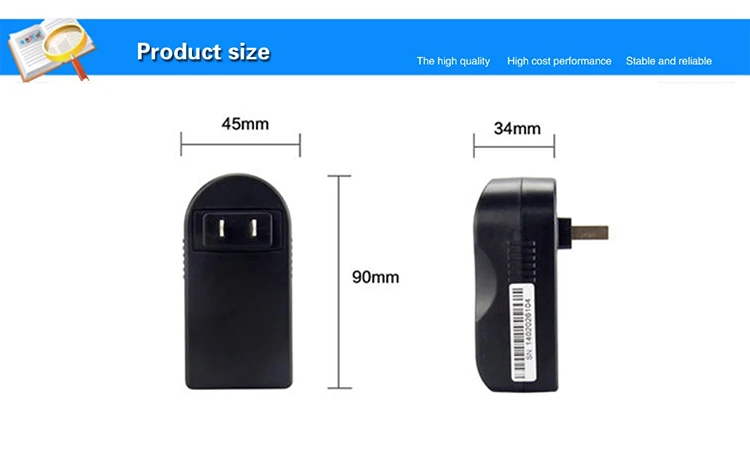  Адаптер питания power over Ethernet высокого качества 24 В 2 вилки 3 100 Мбит/с Инжектор PoE для США ЕС