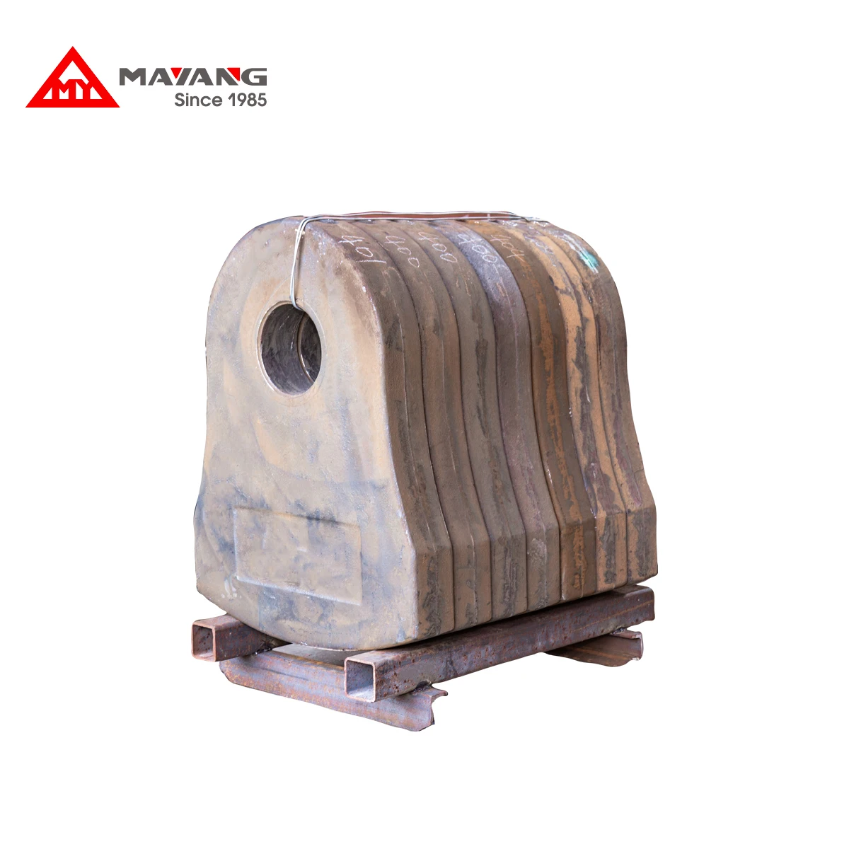 High chrome hammer plate metal impct crusher Shredder Hammer of Ore Mining hammer mn18 flat