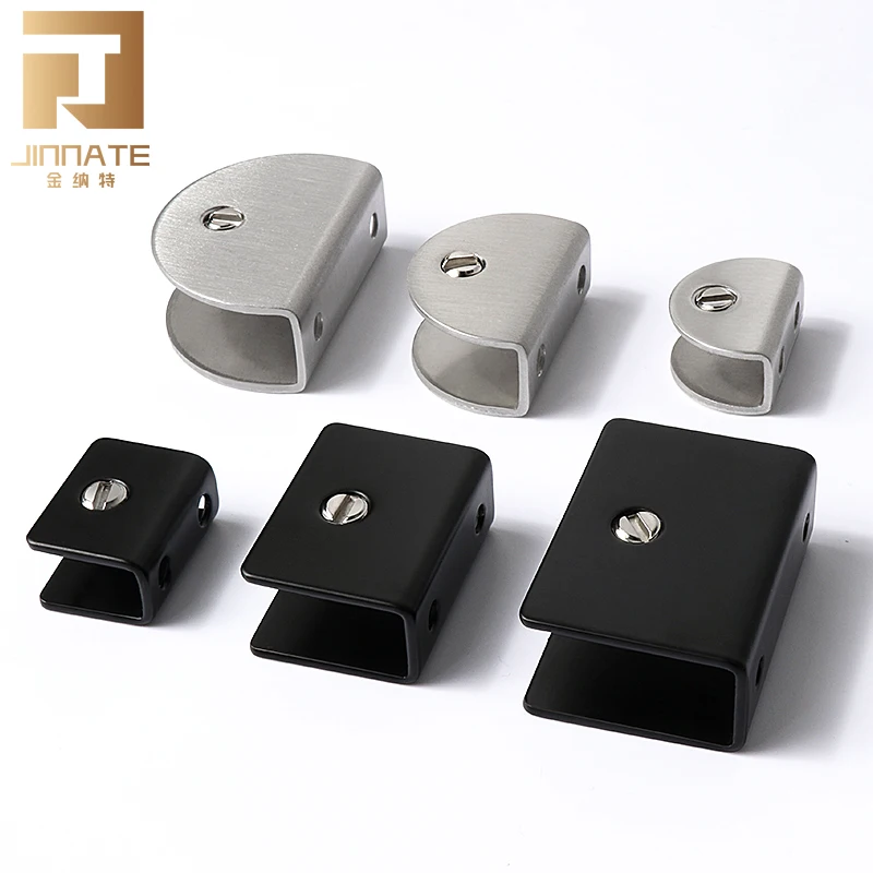 Brass Shelf Clip Mirror Clamp Zinc Alloy Bathroom And Washi Groom Glass Clip Mirror Clamp Holder Shelf Bracket Holder Supplier