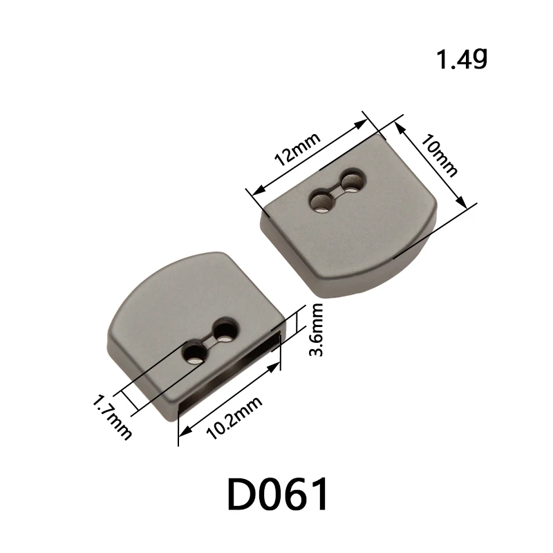 Newest blank metal rope end cord lock stopper bell cord cap for handbags/swimwear