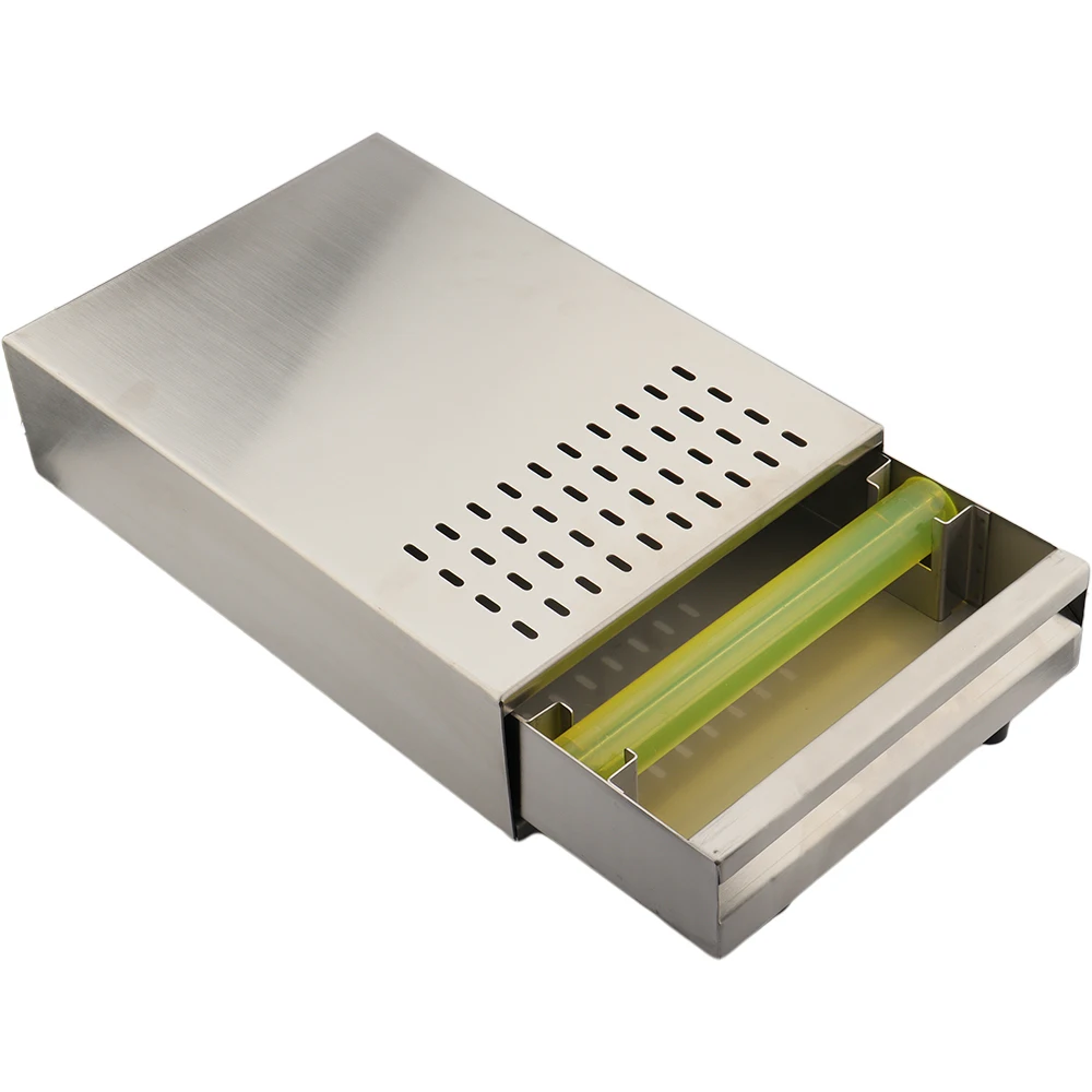 Super Size Coffee Machines Knock Box Under Coffee Grinder Stainless steel Knock Box Clear rubber Knock Stick