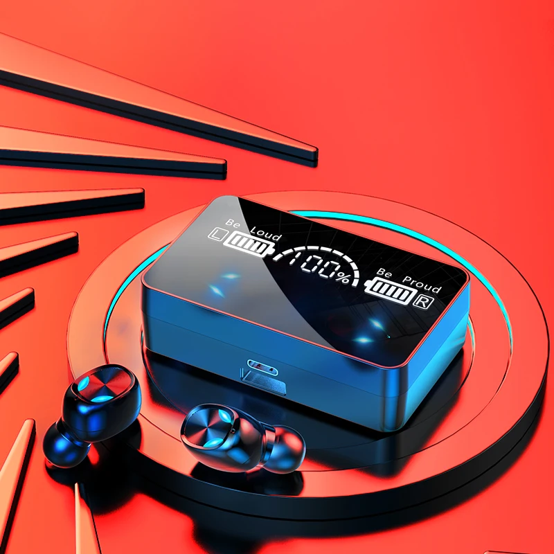 Popular Cellphone Wireless Headphones Mobile PhoneOEM Battery Style Time Version Game In-ear Power Bank TWS Earbuds Earphone