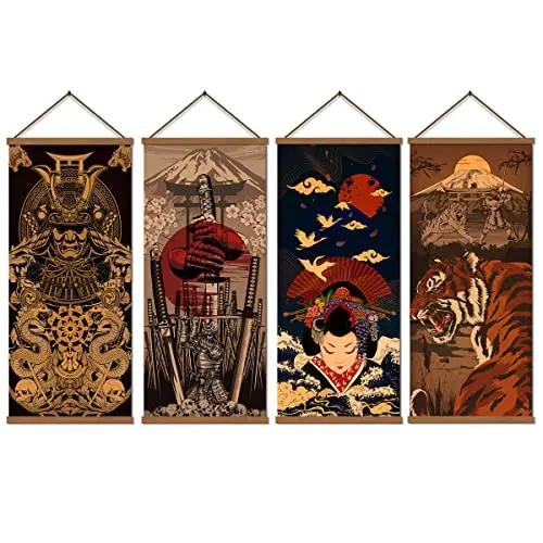 Wholesale Custom Polyester Anime Wall Hanging Scroll Banner Poster Unique Design for Home Decoration