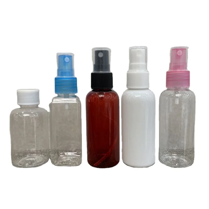 Empty transparent 1 oz 10ml 20ml 30ml 50ml 80ml 100ml 120ml  plastic spray bottles