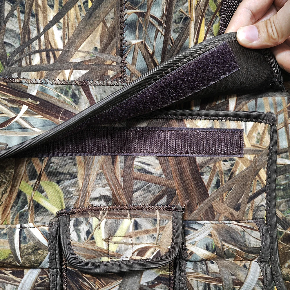 custom 4.5mm CAMO waterproof durable unisex hunting suit  insulate boots shell holders neoprene fishing wader