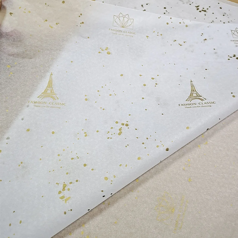 Custom Stylish tissue paper packaging cheaper tissue paper wrapping for wine food clothing flower wrapping paper waterproof