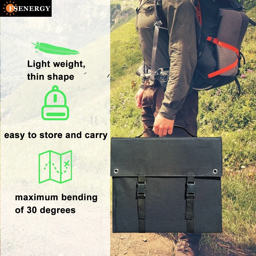 Waterproof 100W 200w Solar Panel Portable Folding Solar Panel 300w 400w Foldable Solar Panel Camping For Portable Power Station