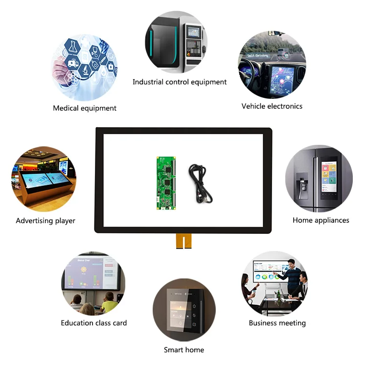 Education Pos 12.1 inch Capacitive touch panel ILITEK Multi-touch G+G USB Monitor