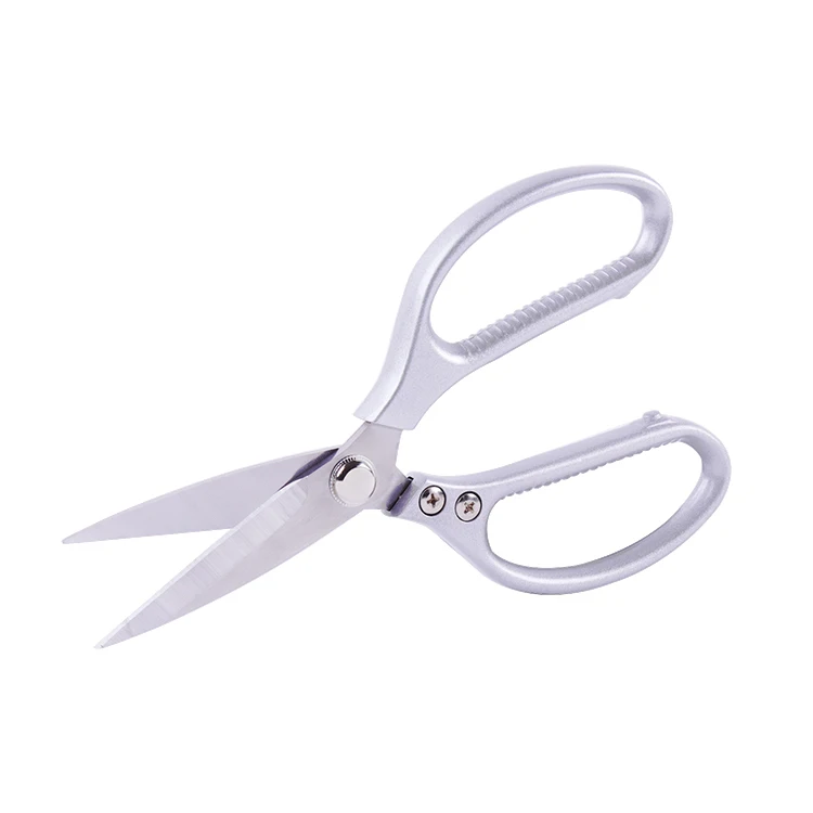 Stainless Steel Kitchen Scissors for Cutting Chicken Bone Meat Vegetables Aluminum Handle Kitchen Chopped Green Onion Scissors