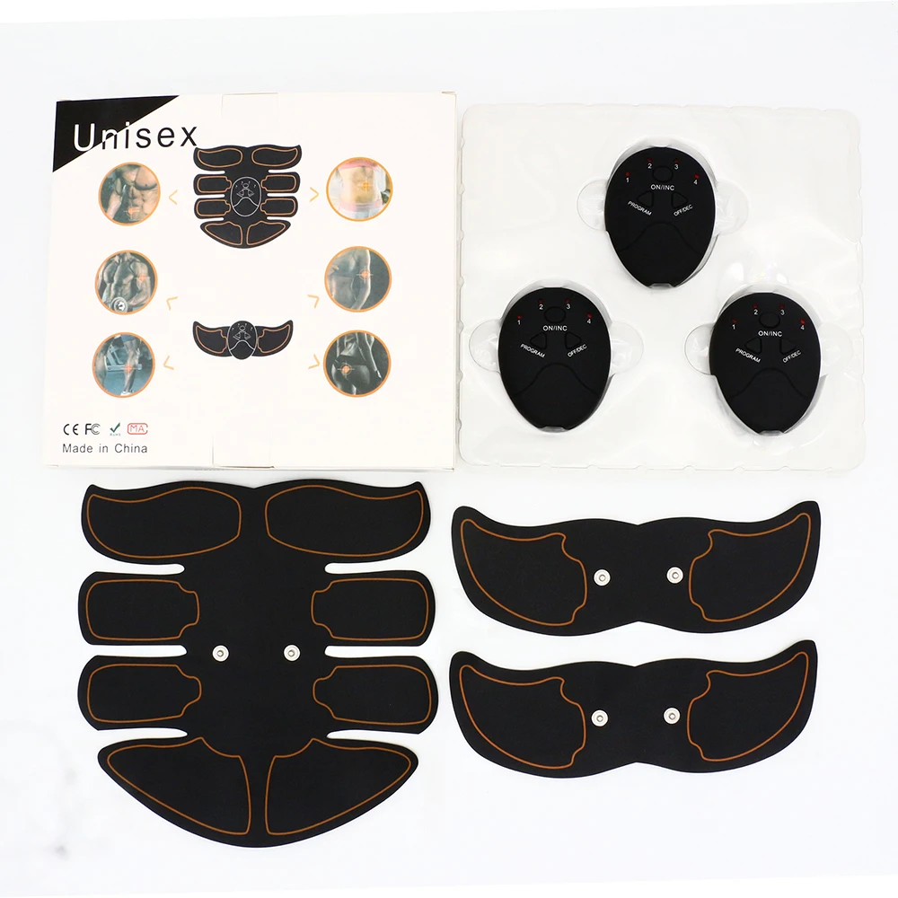Professional Silica Gel Electric Wireless Compex Abdominal Deep Ems Training Suit Muscle Stimulator
