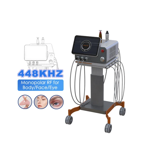 2023 New 448khz face tightening CET RET monopolar rf fat burning 448khz Diatherapy painless massage Machine