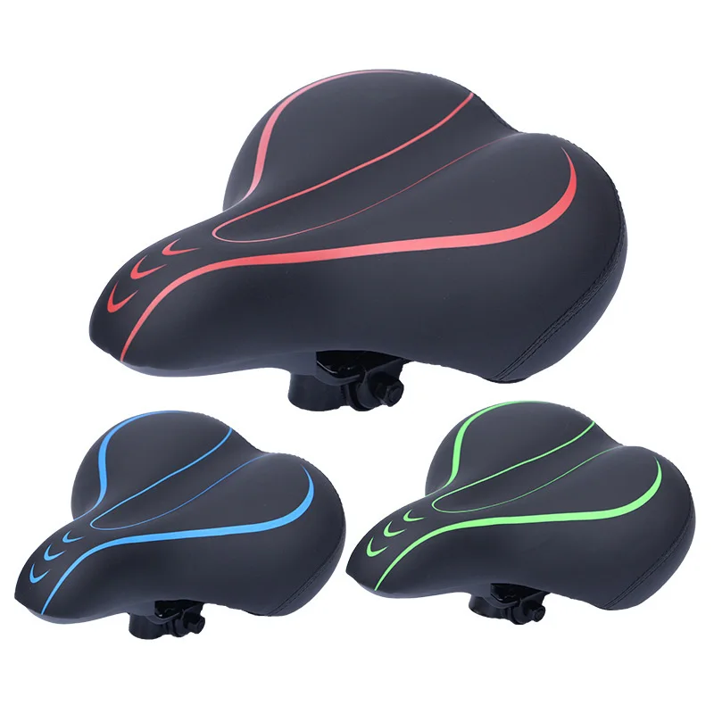 Bicycle Saddle Soft Seat Cover Comfortable Absorbing PU Leather Seat Vintage Bicycle Saddle