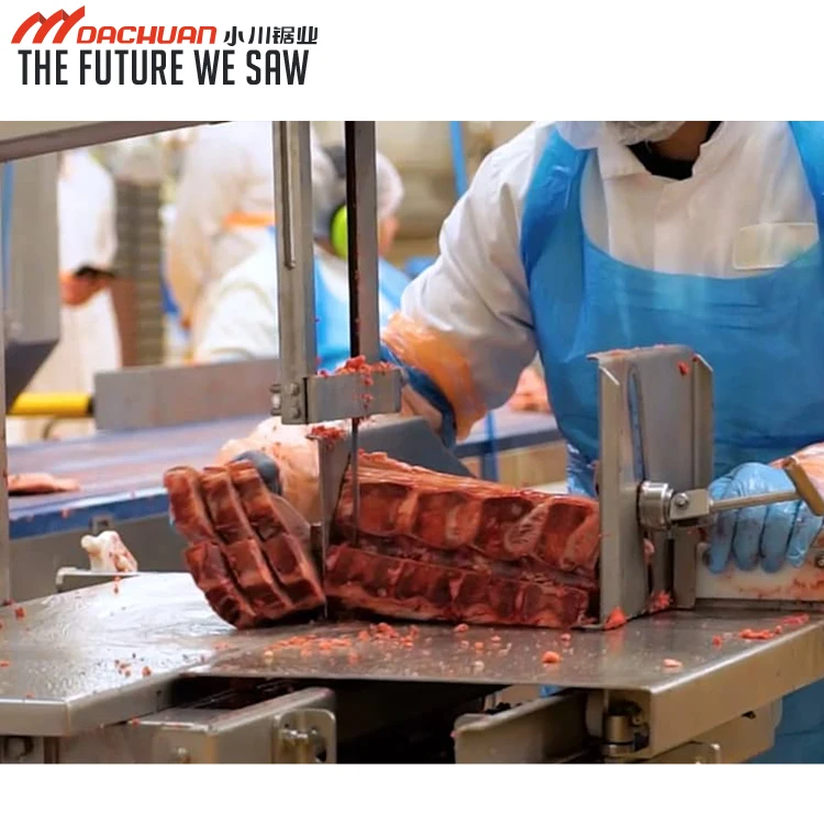 Meat and bone saw blade for sawing meat, fish and poultry