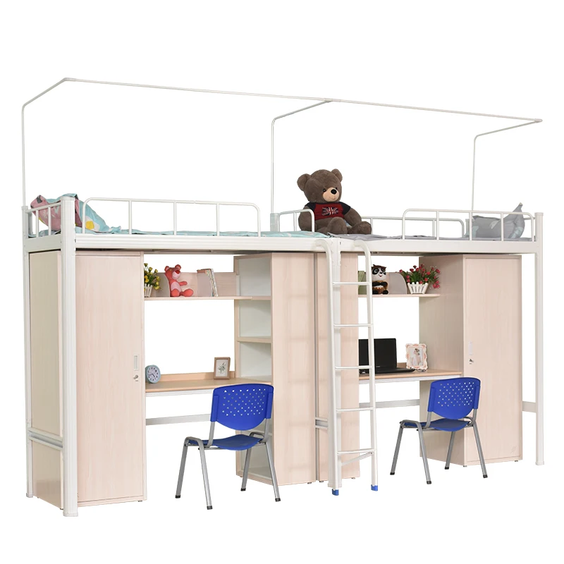 
2019 newest high quality staff bunk bed school furniture 