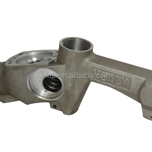 China foundry supply OEM casting aluminum parts and CNC components as brushed aluminum flange aluminum gravity casting
