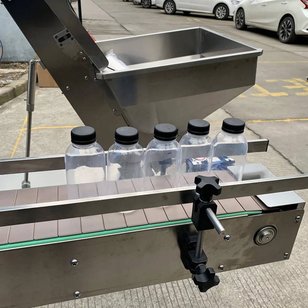 Shanghai factory auto high speed rotary double heads capping machine with clutch