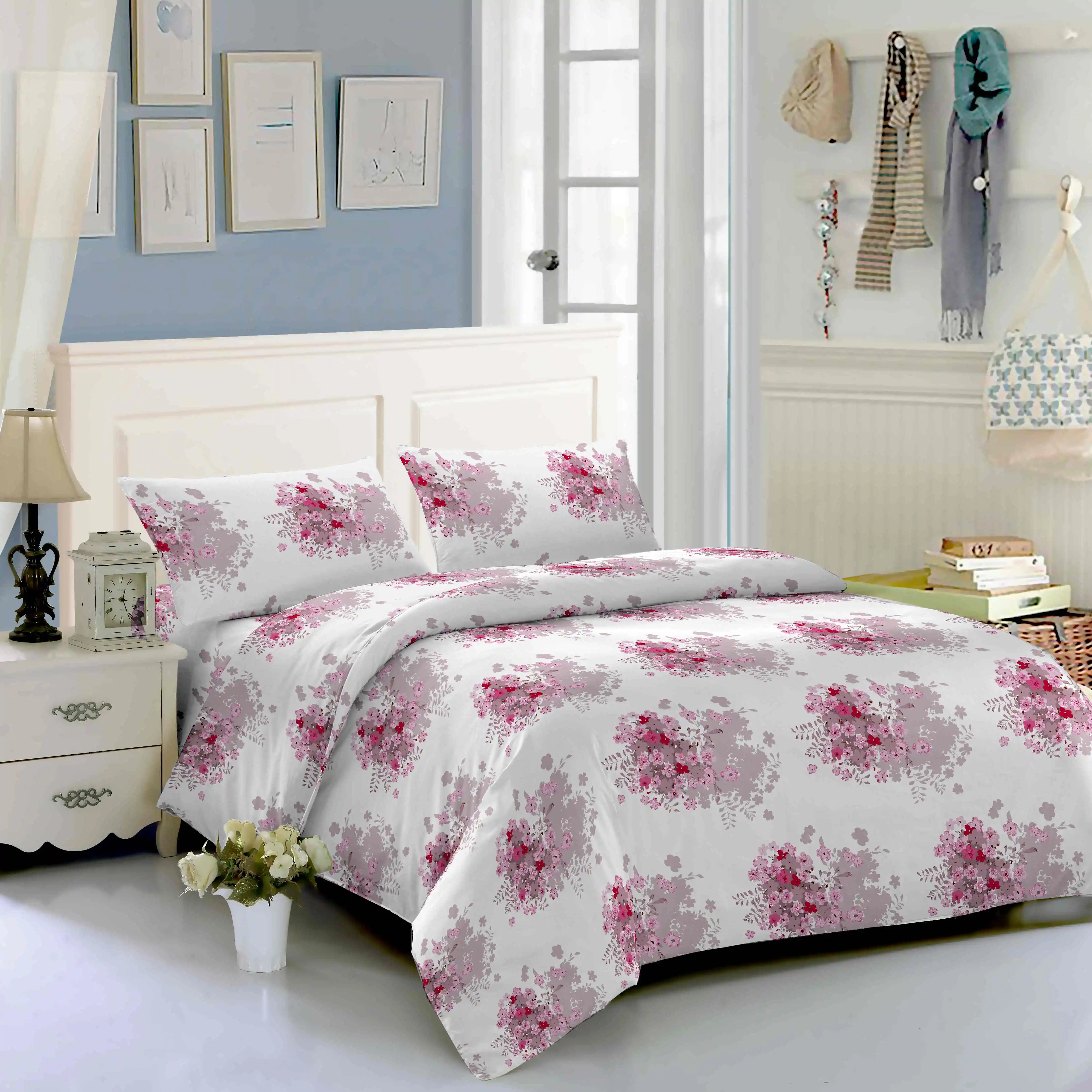 Supplier disperse pigment printed bedding cloth material microfiber fabric wholesale fabric textile for Flat sheet