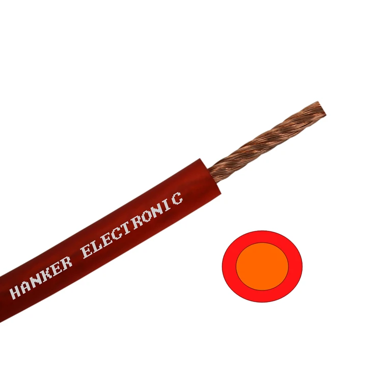 4 AWG Ga gauge soft flexible gray PVC Jacket Bare tinned Copper OFC CCA Tinned Car Battery wire Power Cable