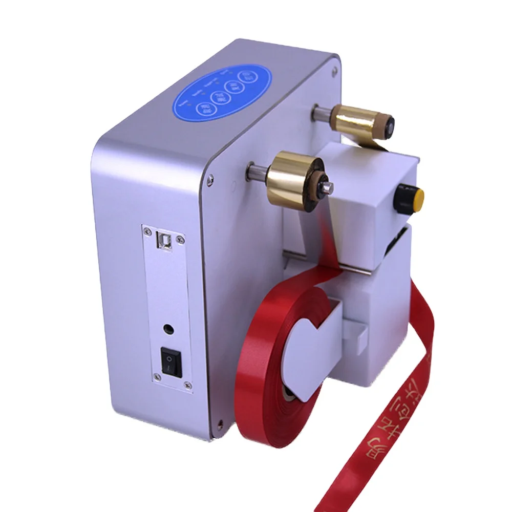 SG-R320 Roll to roll mini digital satin ribbon textile printer with aluminum foil xpress