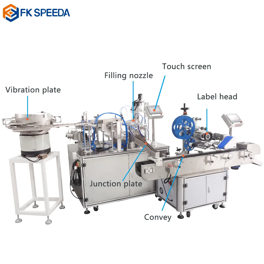 full automatic 2 head mini bottle electric high viscosity nozzle filling pump 1 ml liquid filling machine 2 ml