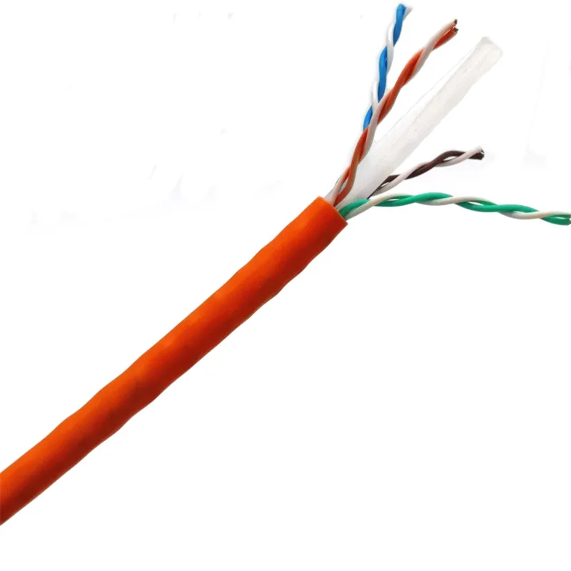 23AWG 0.56mm 0.57mm 0.5mm cat 6 pure copper twisted pairs network cable LSZH cat6 utp cable