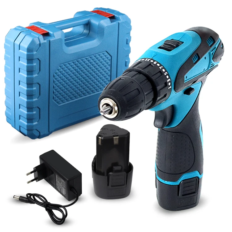 AL62 Electric Tools Mini Screwdriver 12V Lithium Electric Drill Rechargeable Impact Drill Set