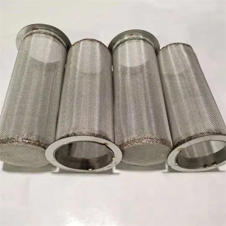 Round Hole Stainless Steel Wire Fine Mesh Screen Filter Tube