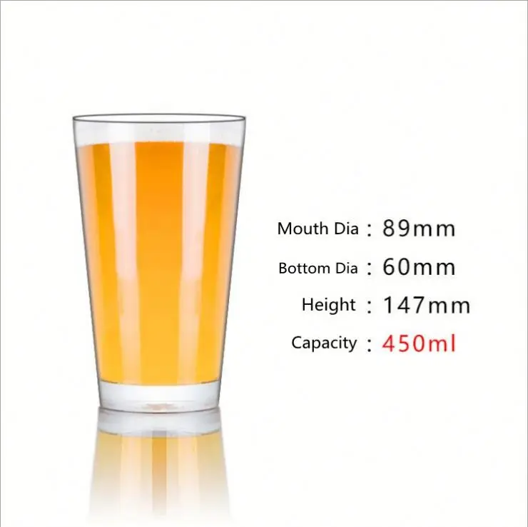 Fast Delivery Hardened Handblown Can Glass Handmade Blowing Beer Cup