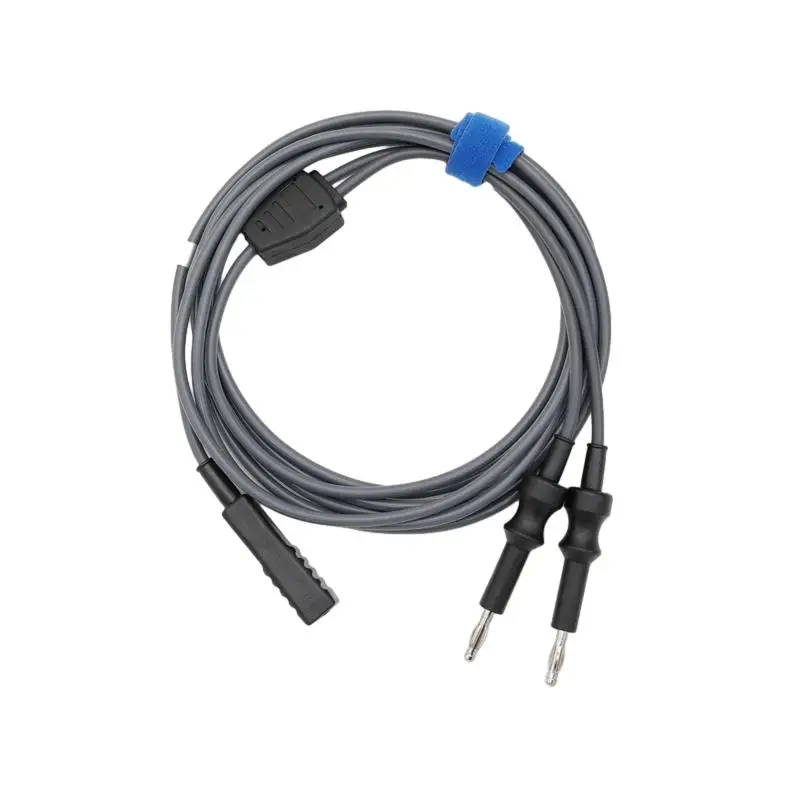 Autoclave IEC 1 Divides Into 2 Banana Plug Medical-grade Silicone Bipolar Forceps Connecting Cable For Electrosurgical Units
