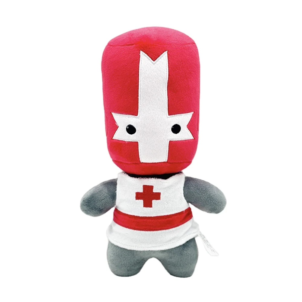 New ArrivalSoft Stuffed Doll Castle Crashers Blue Red Orange Green Knight Plush Pillow Gift for Children