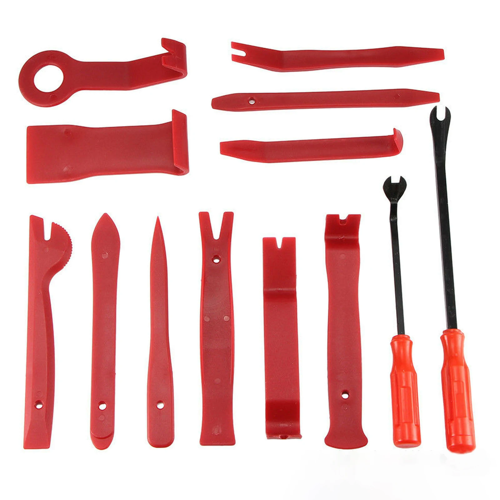 13PC Auto Audio Dash Door Panel Remover Tool Kit Car Plastic Trim Removal Tool Car Door Panel Remover Pry Tool Kit Set