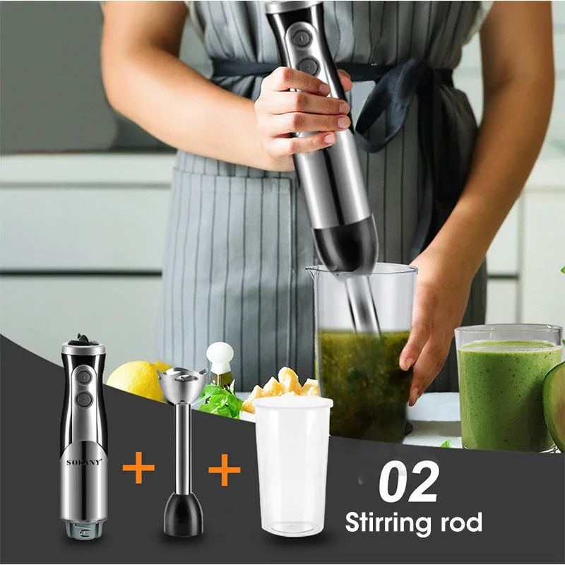 Multi Food Processor Stainless Steel Blender Vegetable Cutter Kitchen Chopper Large Mixer Electric Meat Grinder Electric
