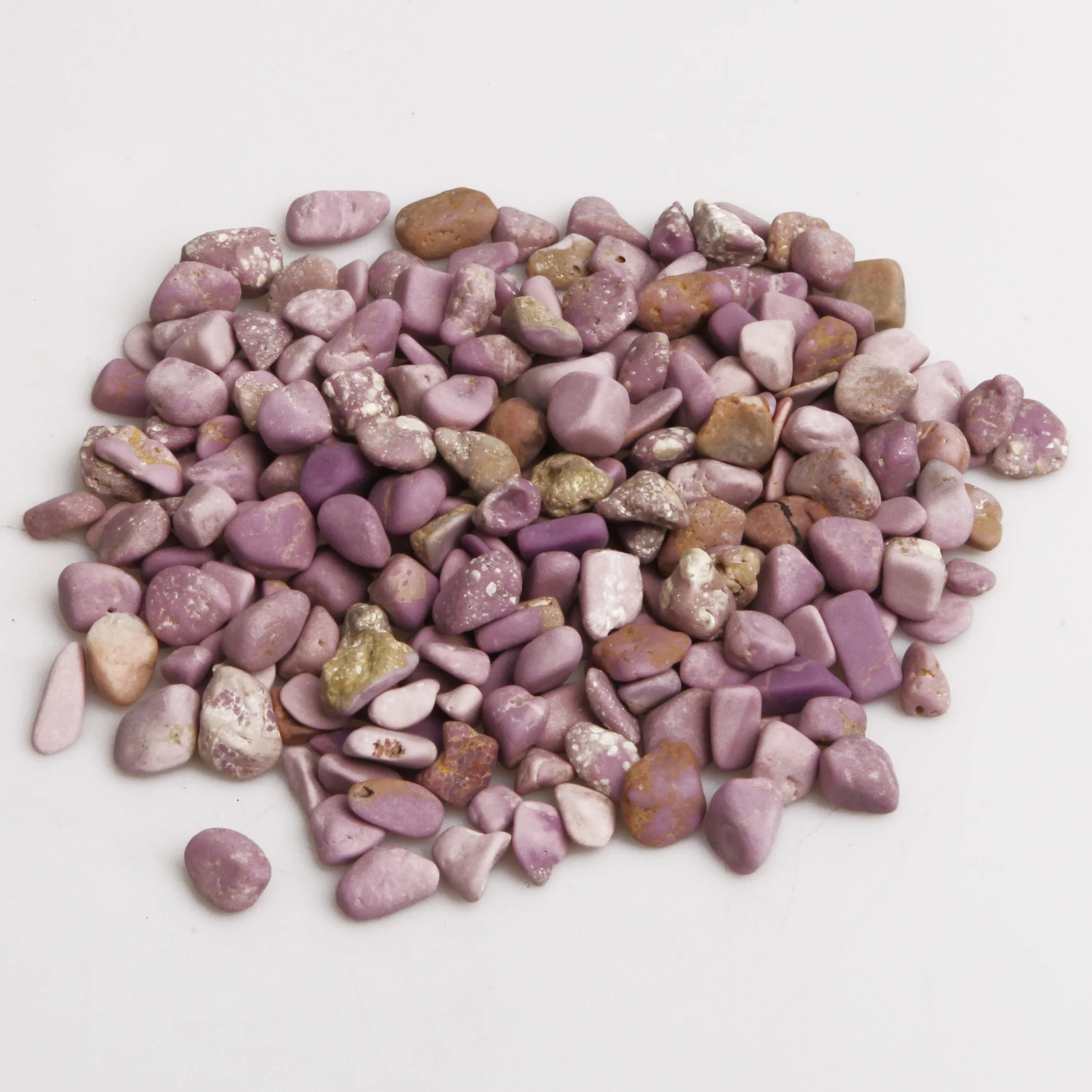 Wholesale natural healing Ziyun mother crystal tumbling gravel stone