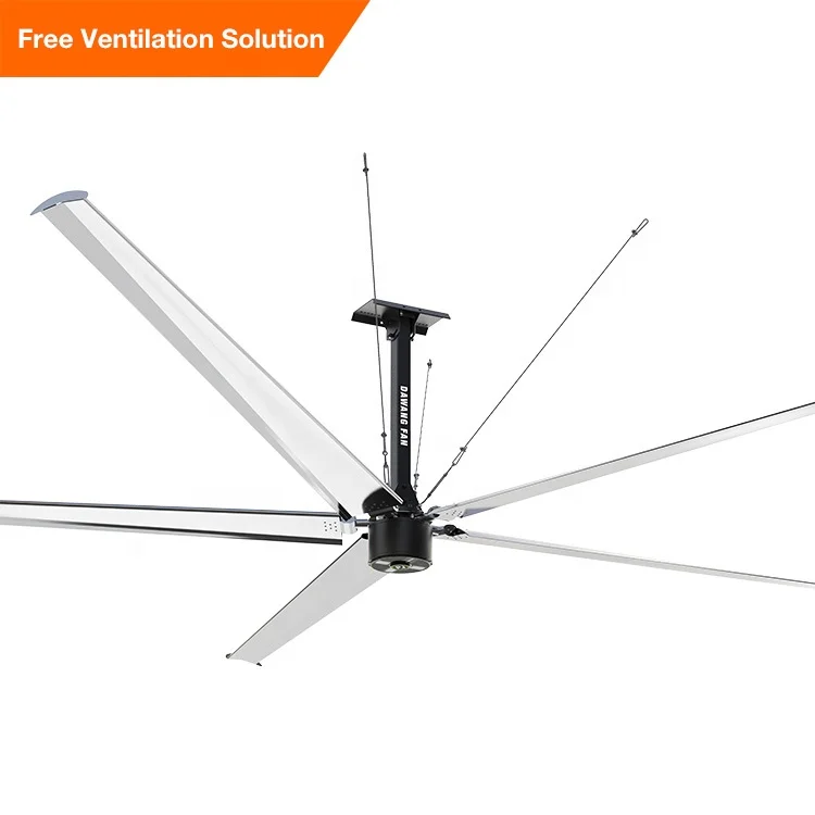 7.3m factory use big industrial hvls ceiling fan supplier big ceiling fan for gym