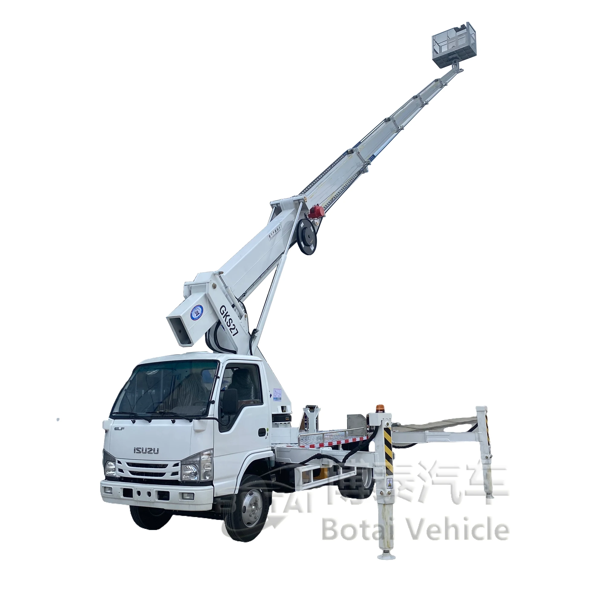 Isuzu 4x2 воздушная платформа грузовик движущийся ковш Лестница подъемник